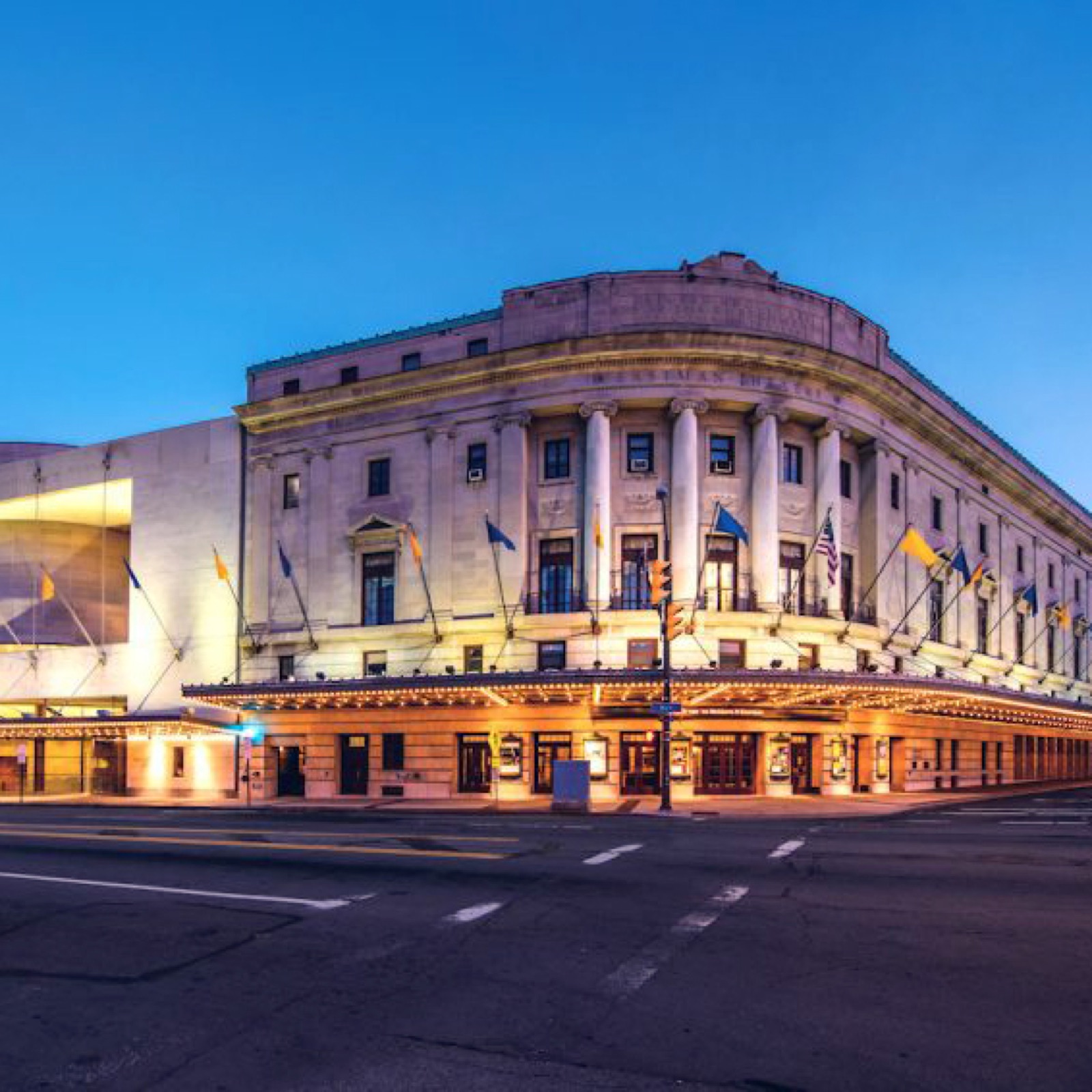A concert hall at the Eastman School of Music